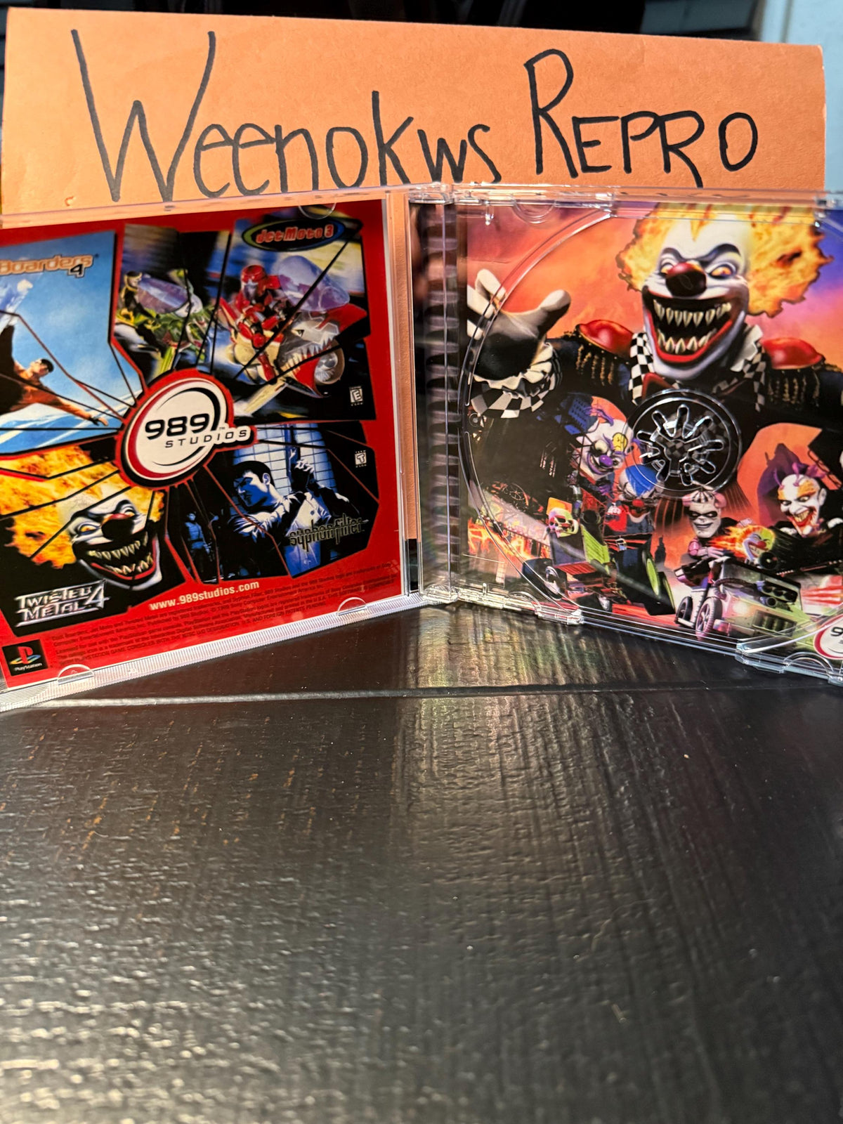 Twisted Metal 4 REPLACMENT CASE No Disc Ps1