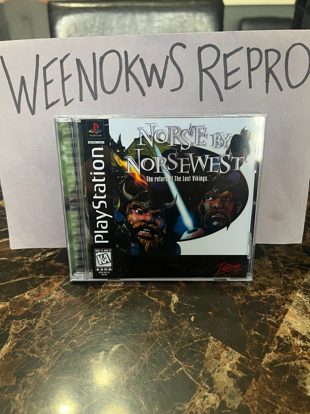 Norse by Norsewest REPLACEMENT CASE No Disc ps1