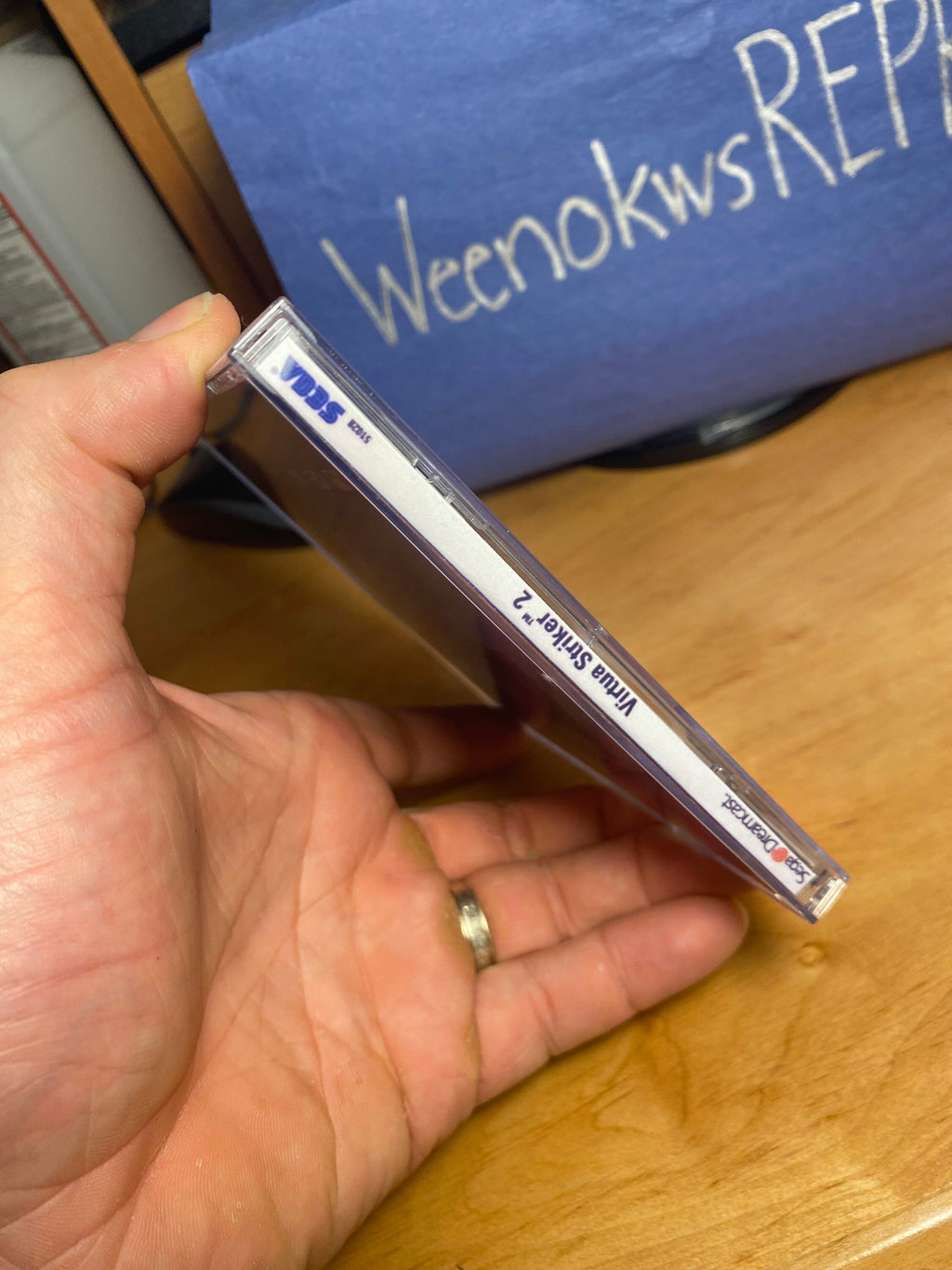 Virtua Striker 2 REPRODUCTION CASE No Disc Dreamcast