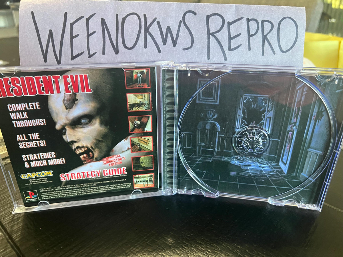 Resident Evil ps1 REPLACMENT CASE No Disc! Ps1