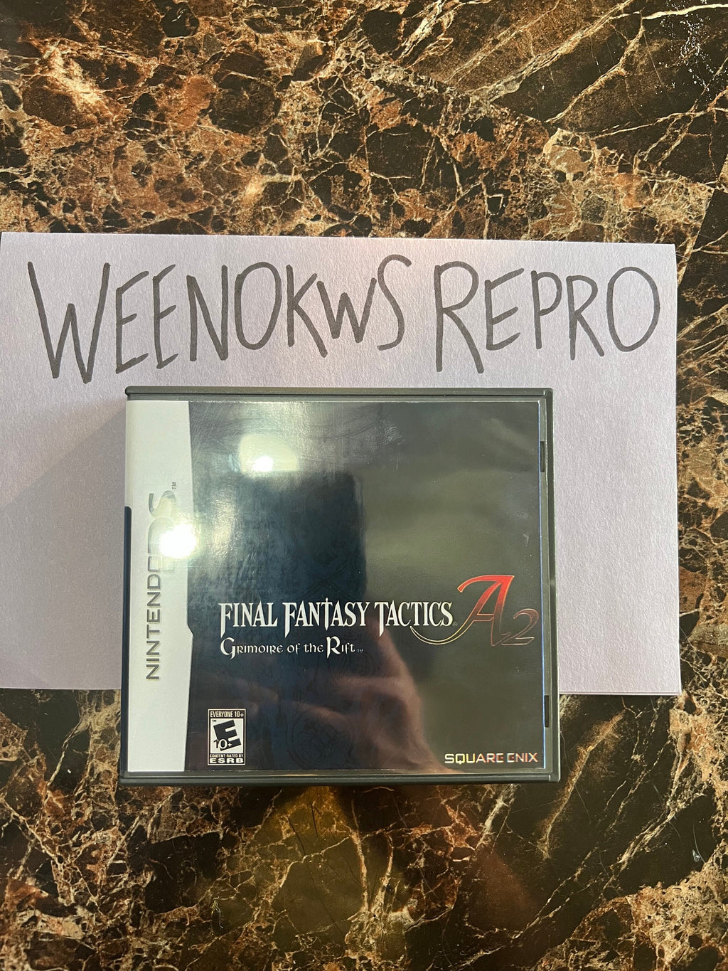 Final Fantasy Tactics A2 REPLACEMENT CASE No Game! Nintendo Ds