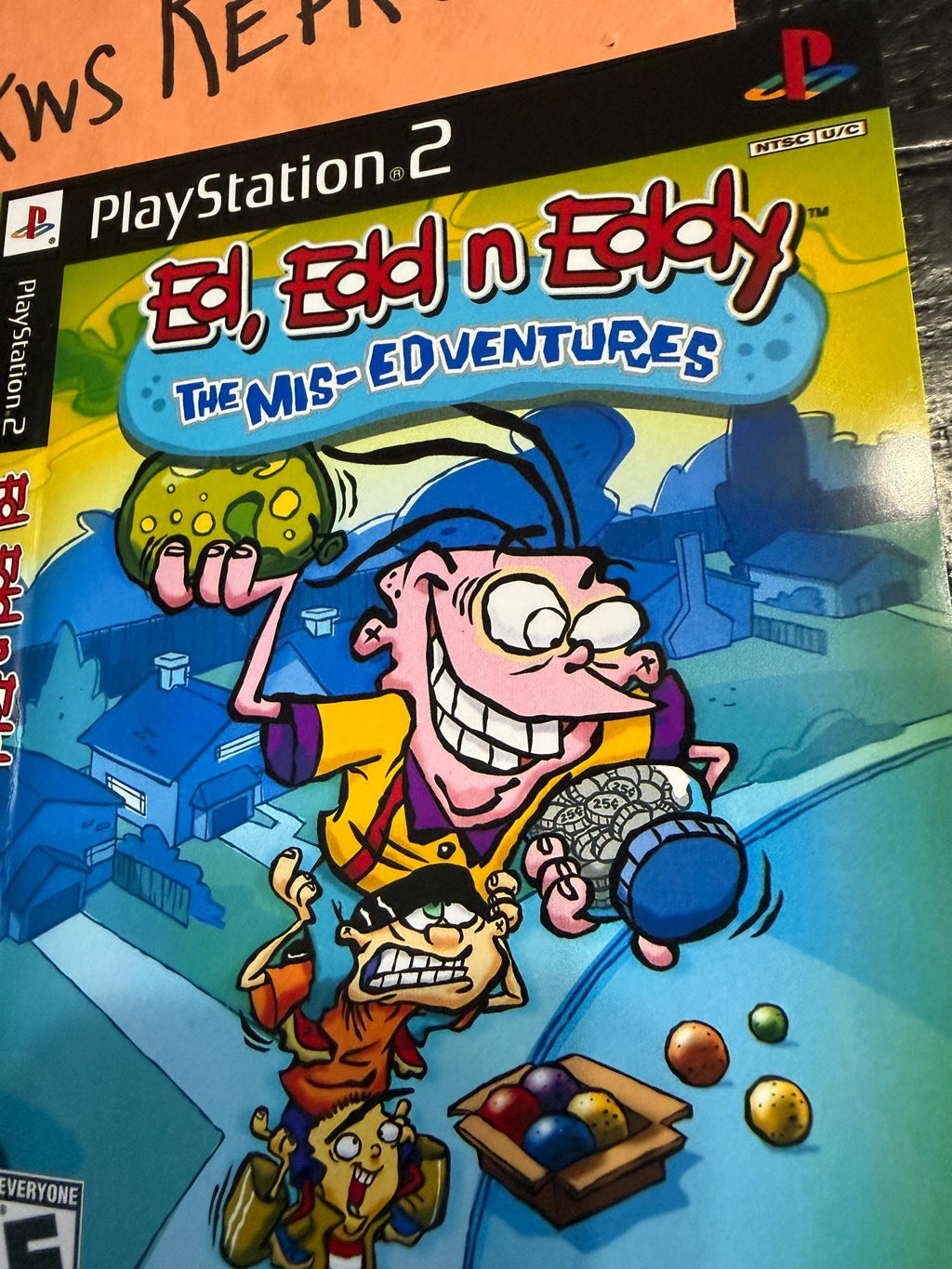 Ed, Edd, and Eddy REPLACEMENT Artwork Only No Case! Ps2