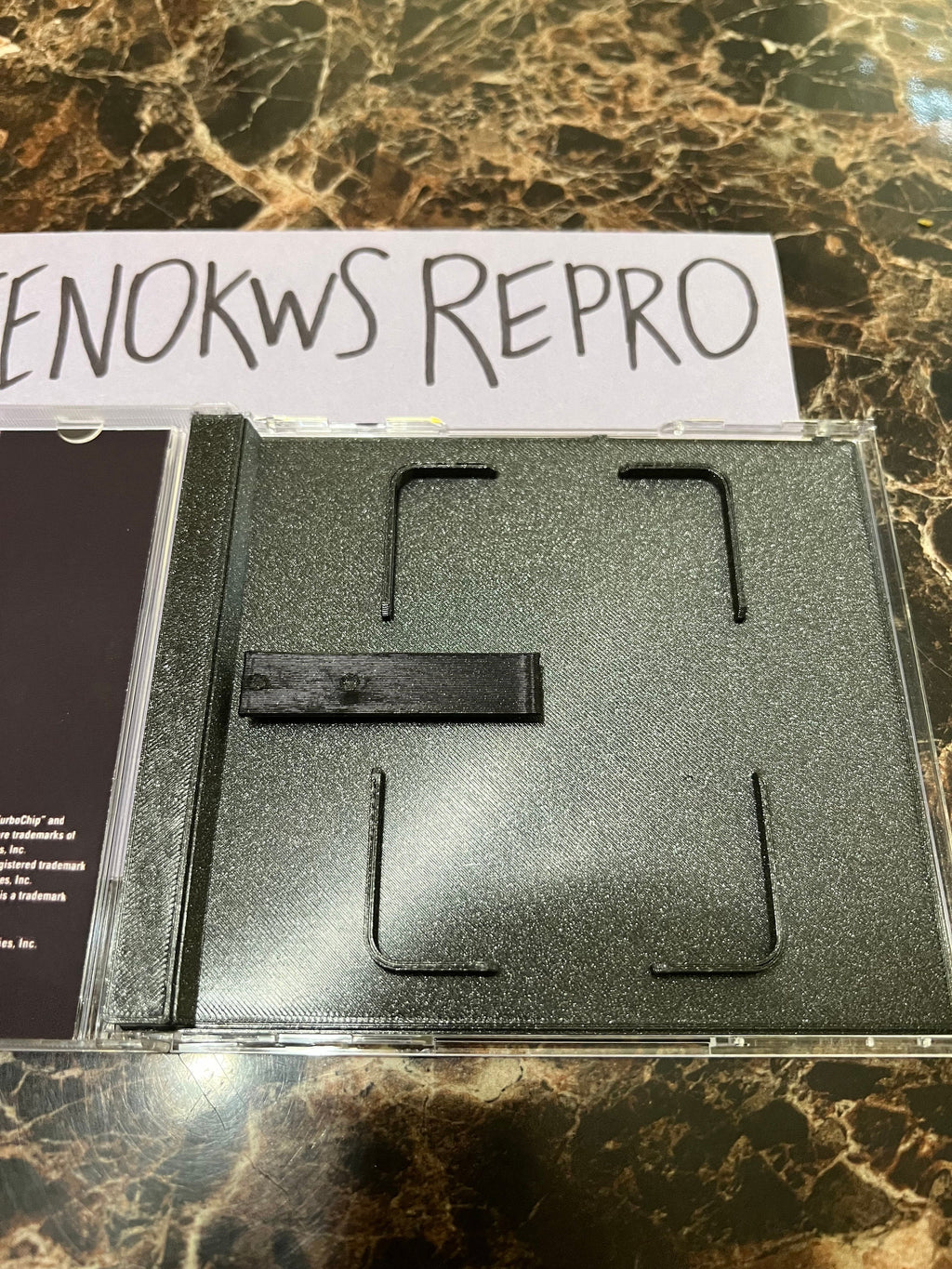 Parasol Stars REPRODUCTION Case No Game 3D Printed Turbo Grafx