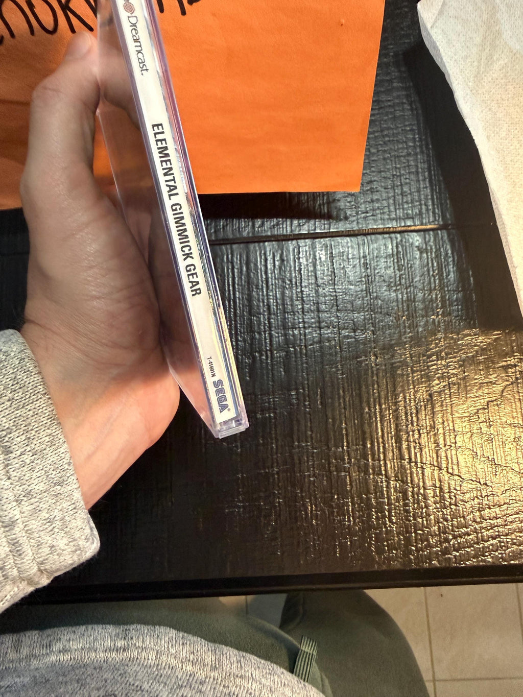 EGG Elemental Gimmick Gear REPRODUCTION CASE No Disc Dreamcast