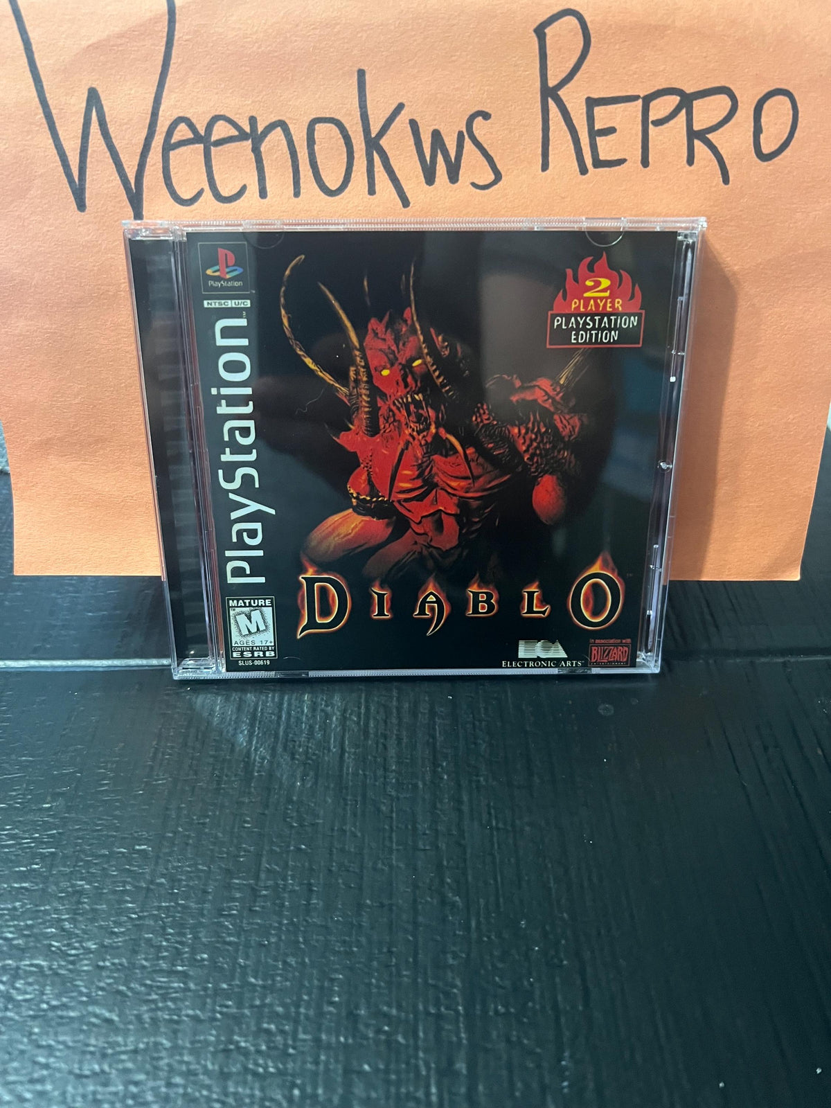 Diablo REPLACMENT CASE No Disc! Ps1