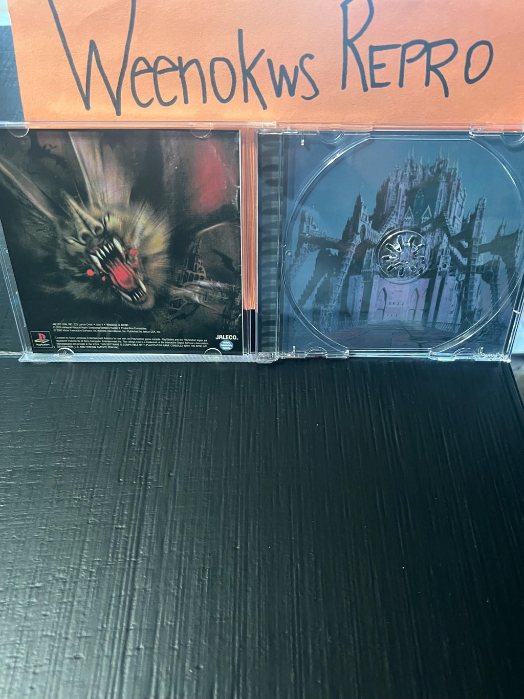 Vampire Hunter D REPLACMENT CASE No Disc! Ps1