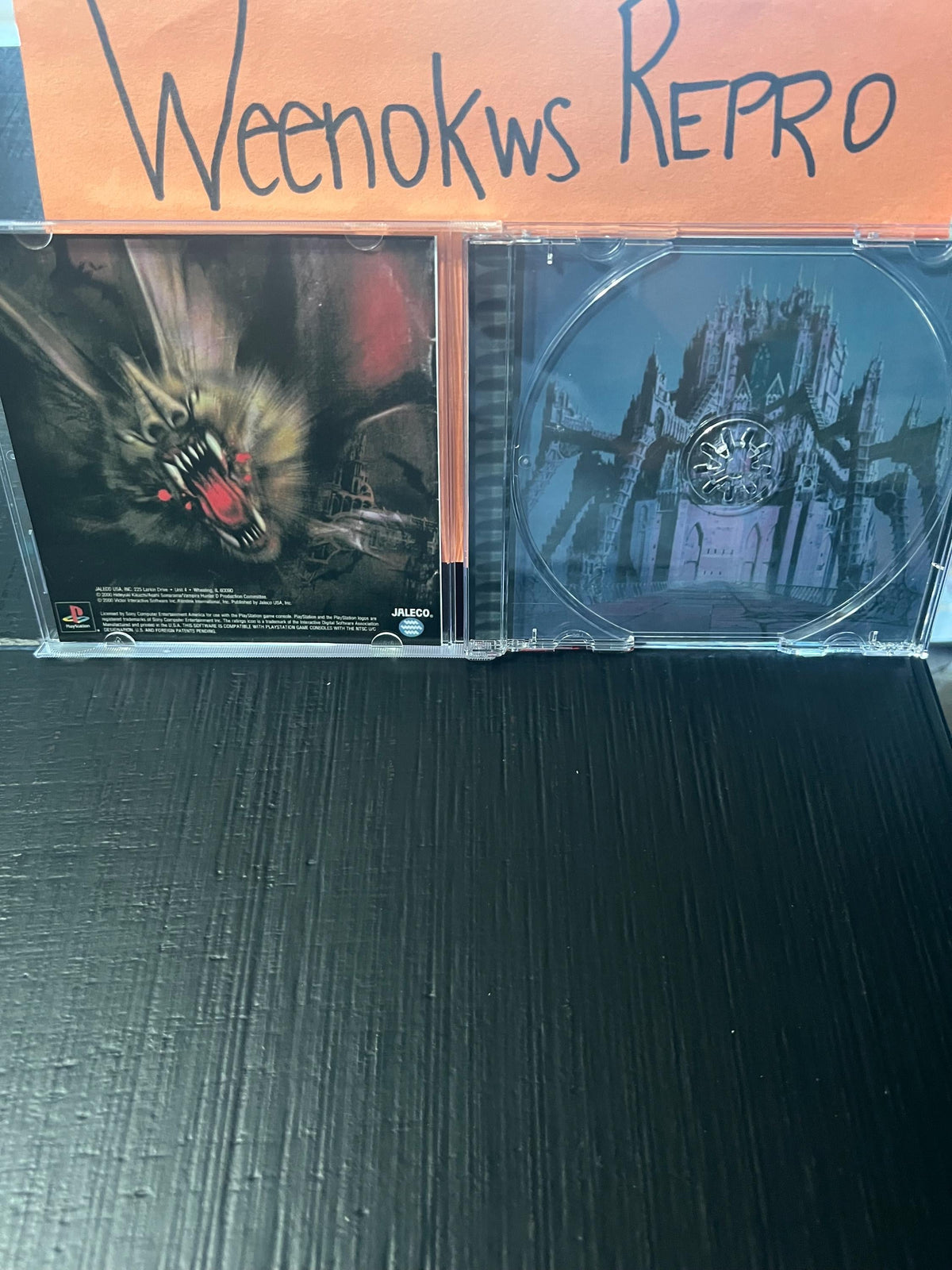 Vampire Hunter D REPLACMENT CASE No Disc! Ps1