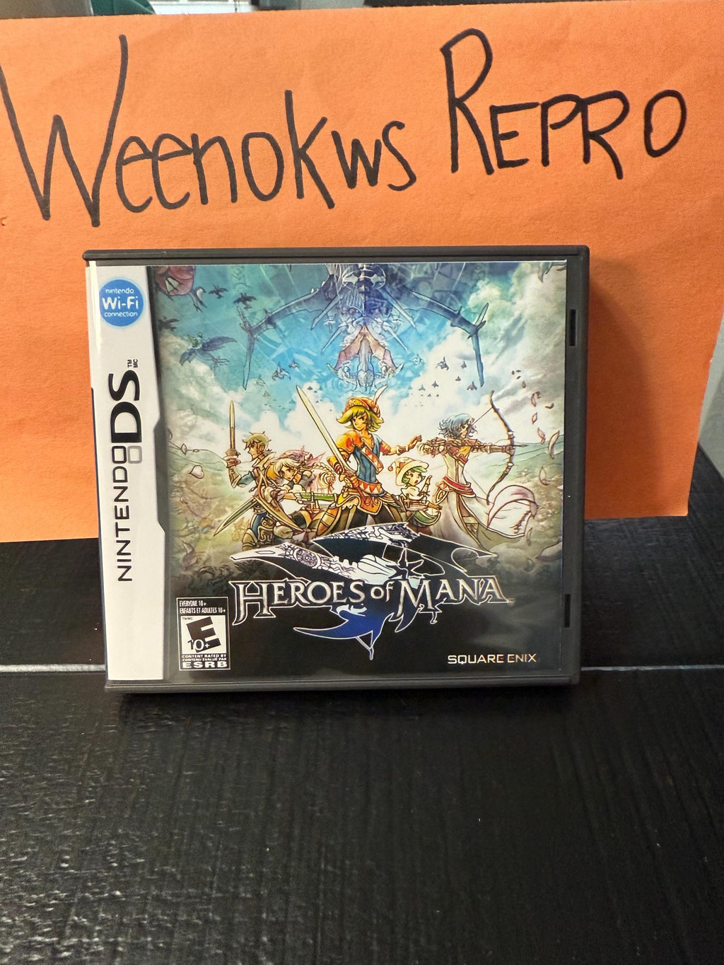 Heroes of Mana REPLACEMENT CASE No Game! Nintendo Ds