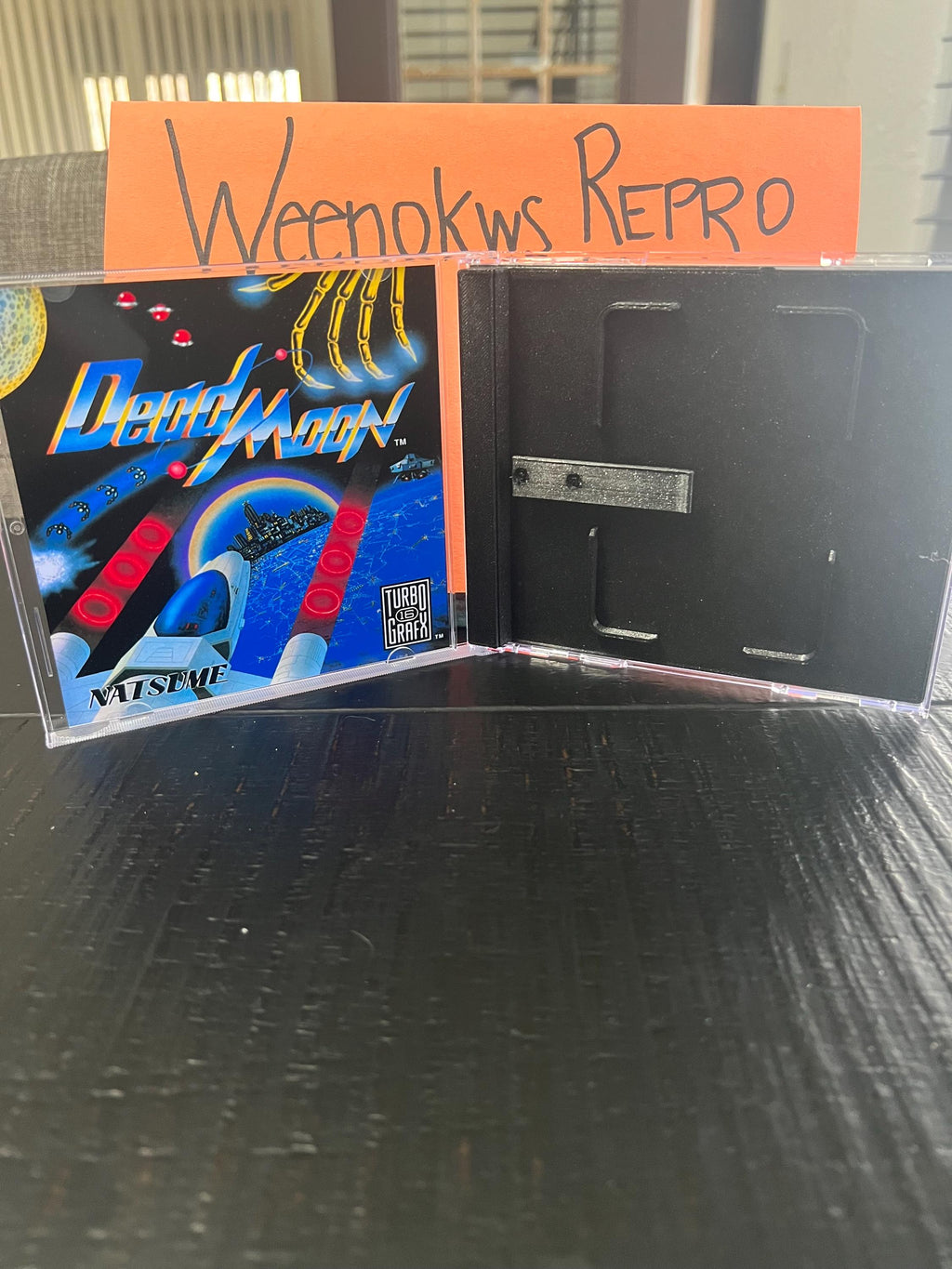 Dead Moon REPRODUCTION Case No Game 3D Printed Turbo Grafx
