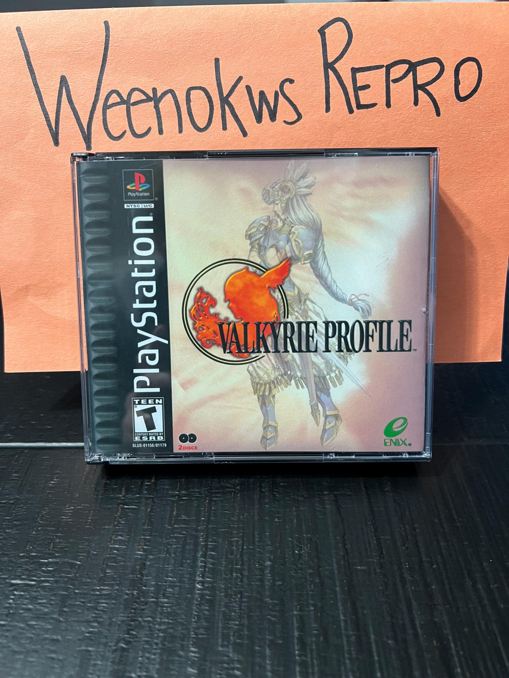 Valkyrie Profile REPLACEMENT CASE No Disc ps1