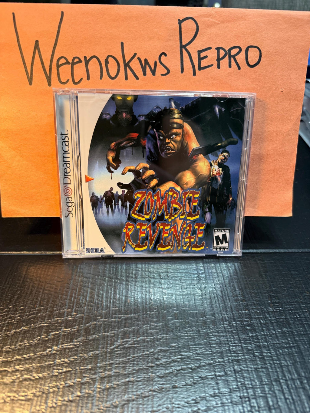 Zombie Revenge Dreamcast REPRODUCTION CASE Only No Disc