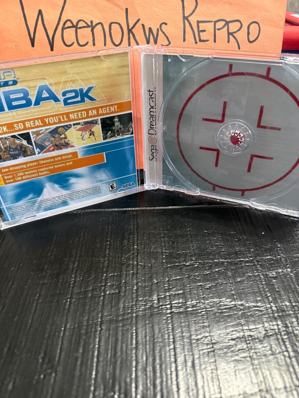 NHL 2K REPRODUCTION CASE No Disc Dreamcast