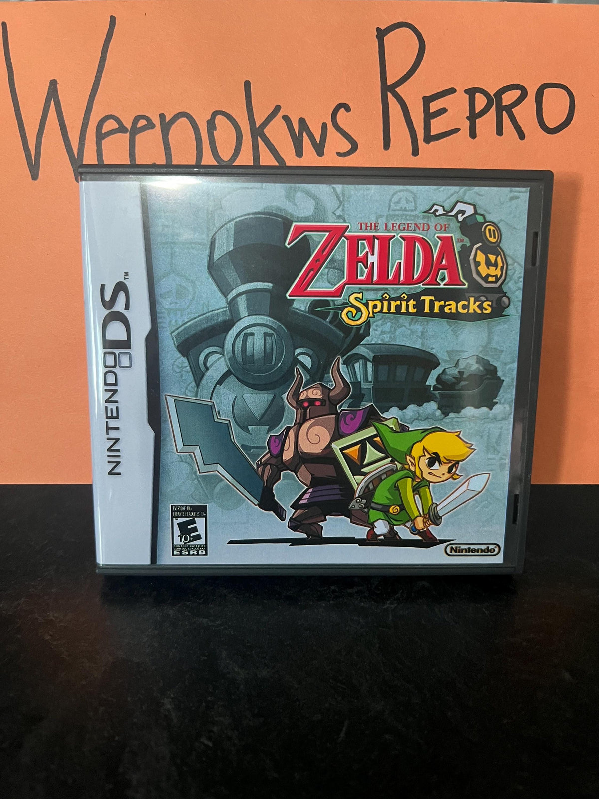 The Legend of Zelda Spirit Tracks REPLACEMENT CASE No Game! Nintendo Ds